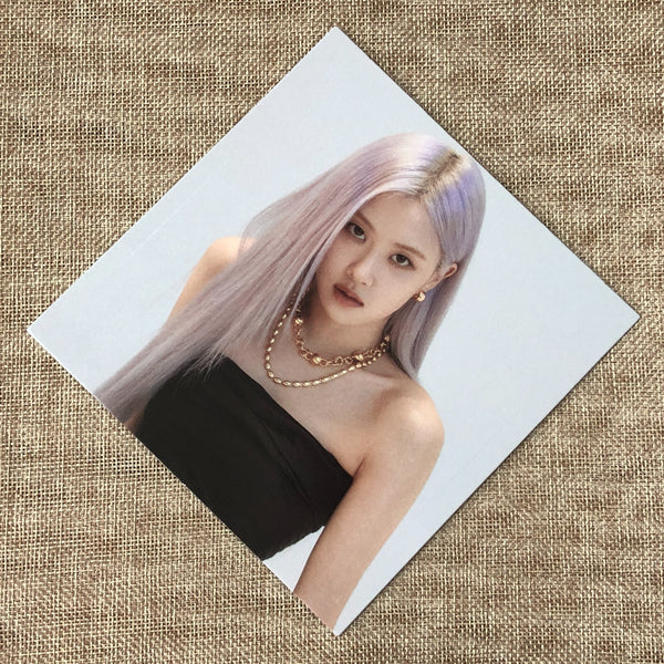 BLACKPINK ROSE [ THE ALBUM ] Official Postcard, Ver. 1 / New / Gift