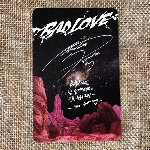 SHINEE KEY #2 [BAD LOVE SPACE RAY GUN] Official Photocard, 1st Mini / New / Gift