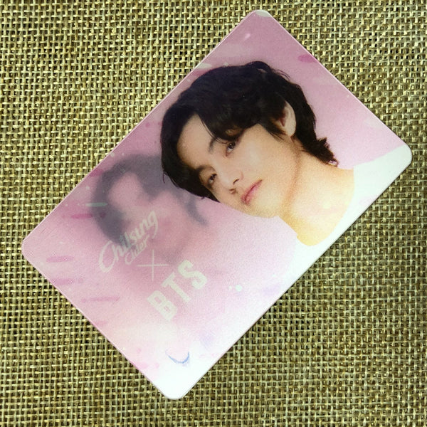 BTS V TAEHYUNG [Chilsung Cider] Official Lenticular Photocard / New, Rare / Gift