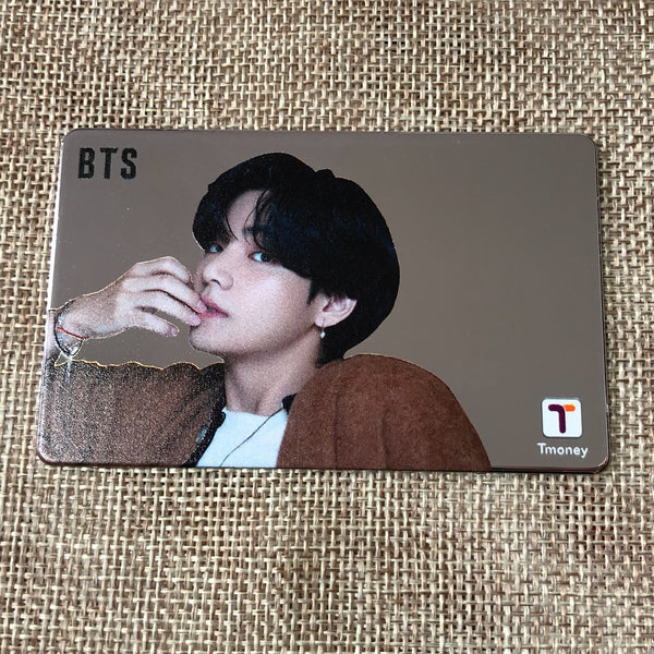 BTS V [ 2021 CU T-Money ] Official Mirror Transportation Photocard / New / Gift