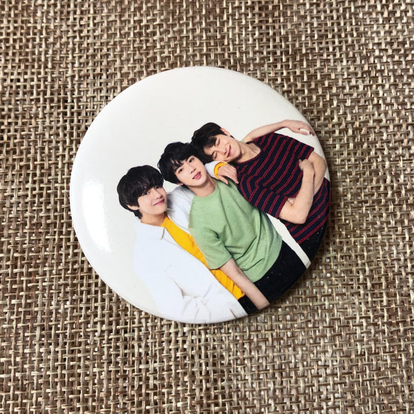 BTS GROUP UNIT #1 [ Love Yourself ] Official Can Badge / New / Gift