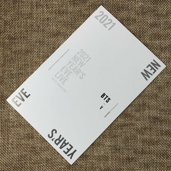 BTS V TAEHYUNG [ 2021 NEW YEAR'S EVE LIVE ] Official Postcard / New / Gift