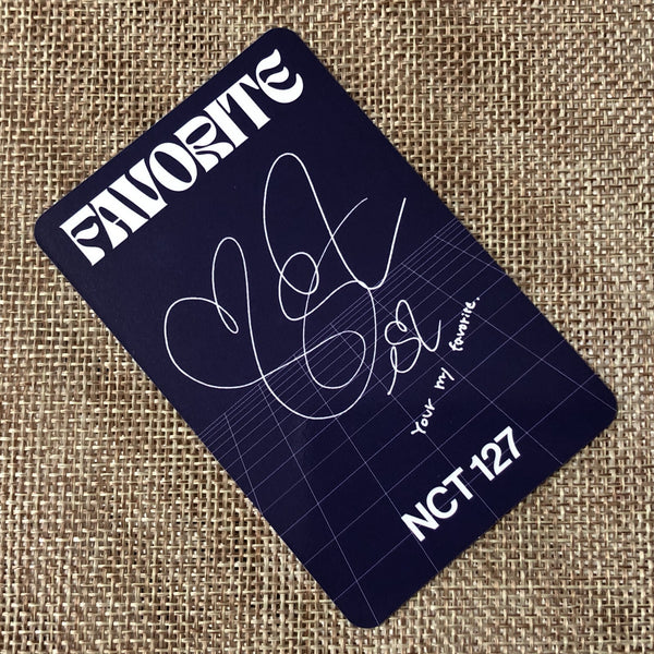 NCT 127 TAEYONG [FAVORITE Repackage KIHNO] Official Photocard, Poetic Ver. /+G