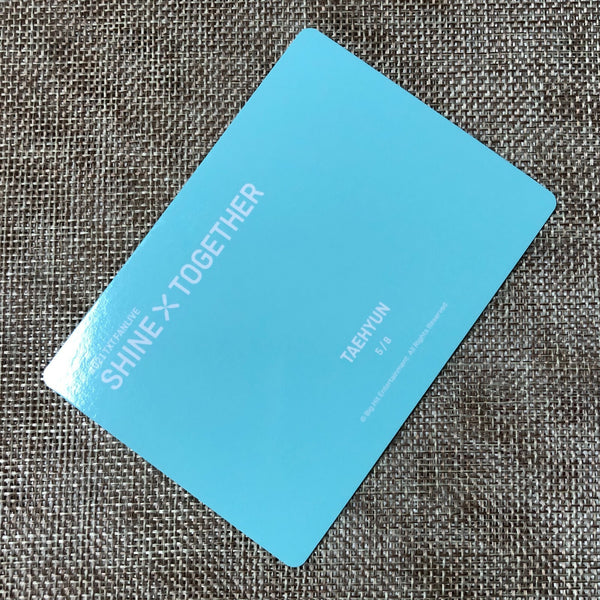 TXT TAEHYUN 5/8 [2021 Shine Together Fanlive] Official Mini Photocard / Gift