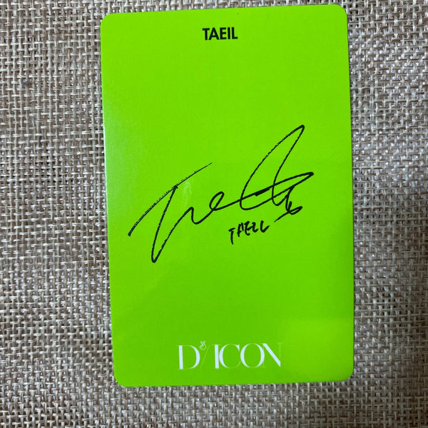 NCT Dream TAEIL #8 [ 2019 Dicon Custom Book ] Official Photocard / New / Gift