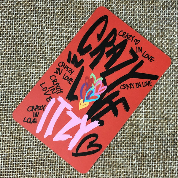 ITZY CHAERYEONG #6 [ CRAZY IN LOVE ] Official Photocard, 1st Album / New / Gift