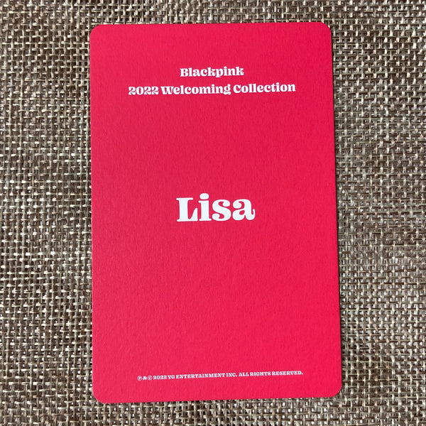 BLACKPINK LISA #6 [ 2022 Welcoming Collection ] Official Photocard / New / Gift