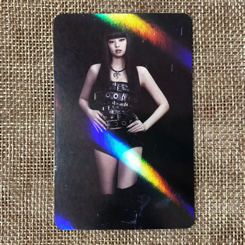 BLACKPINK JENNIE [Born Pink] Official Hologram Photocard, Aladin POB / Gift