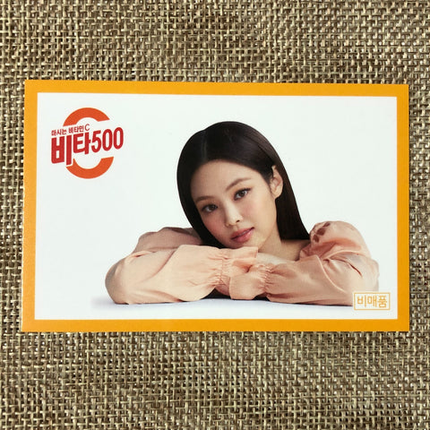 BLACKPINK JENNIE [ VITA 500 ] Official Limited Photocard, YG GOODS / New / Gift