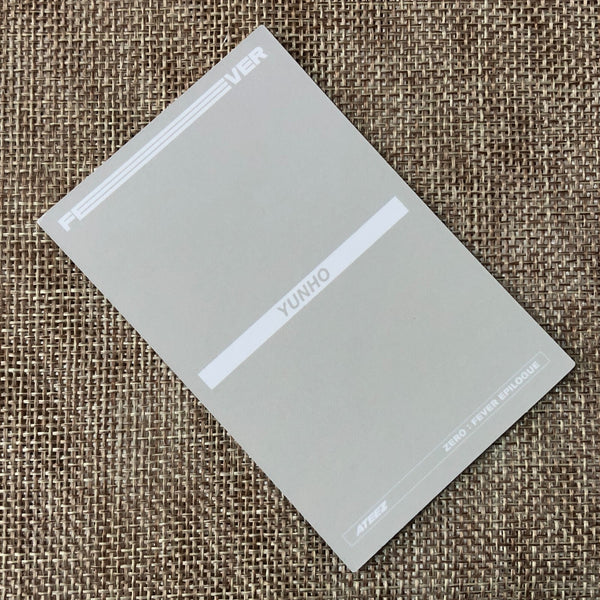ATEEZ YUNHO [ Zero : Fever Epilogue ] Official Photocard, A Limited / New / Gift