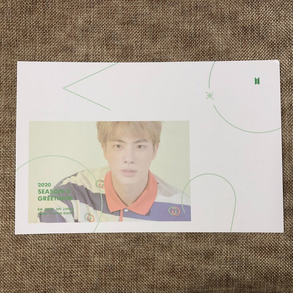 BTS JIN [ 2020 Season's Greetings ] Official Limited Mini Poster / New / Gift