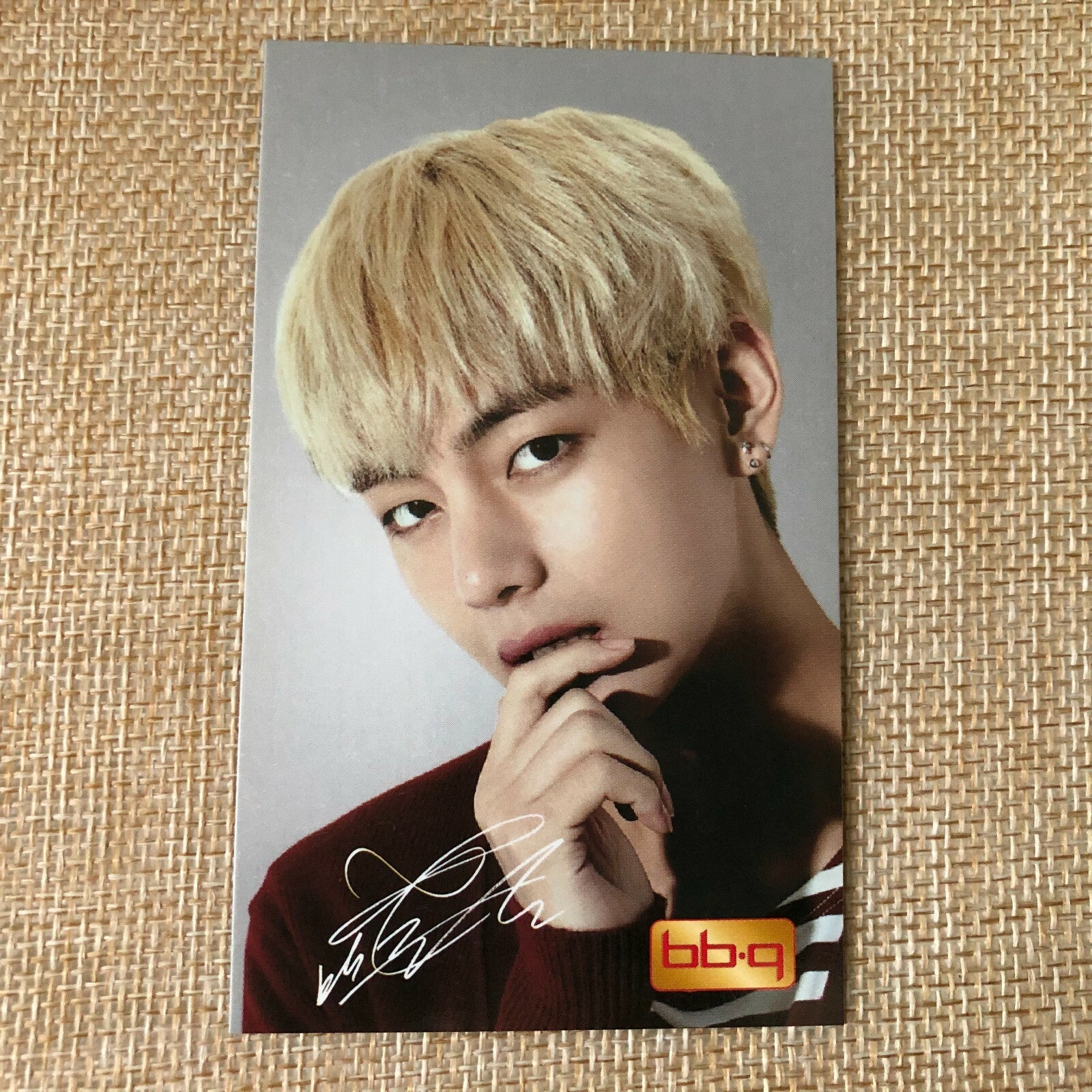 BTS V #1 [ BBQ ] Official Photocard / New / Gift