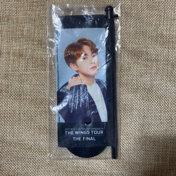 BTS JUNGKOOK [ 2017 THE WINGS TOUR FINAL ] Official Mini Flag / New, Rare / Gift