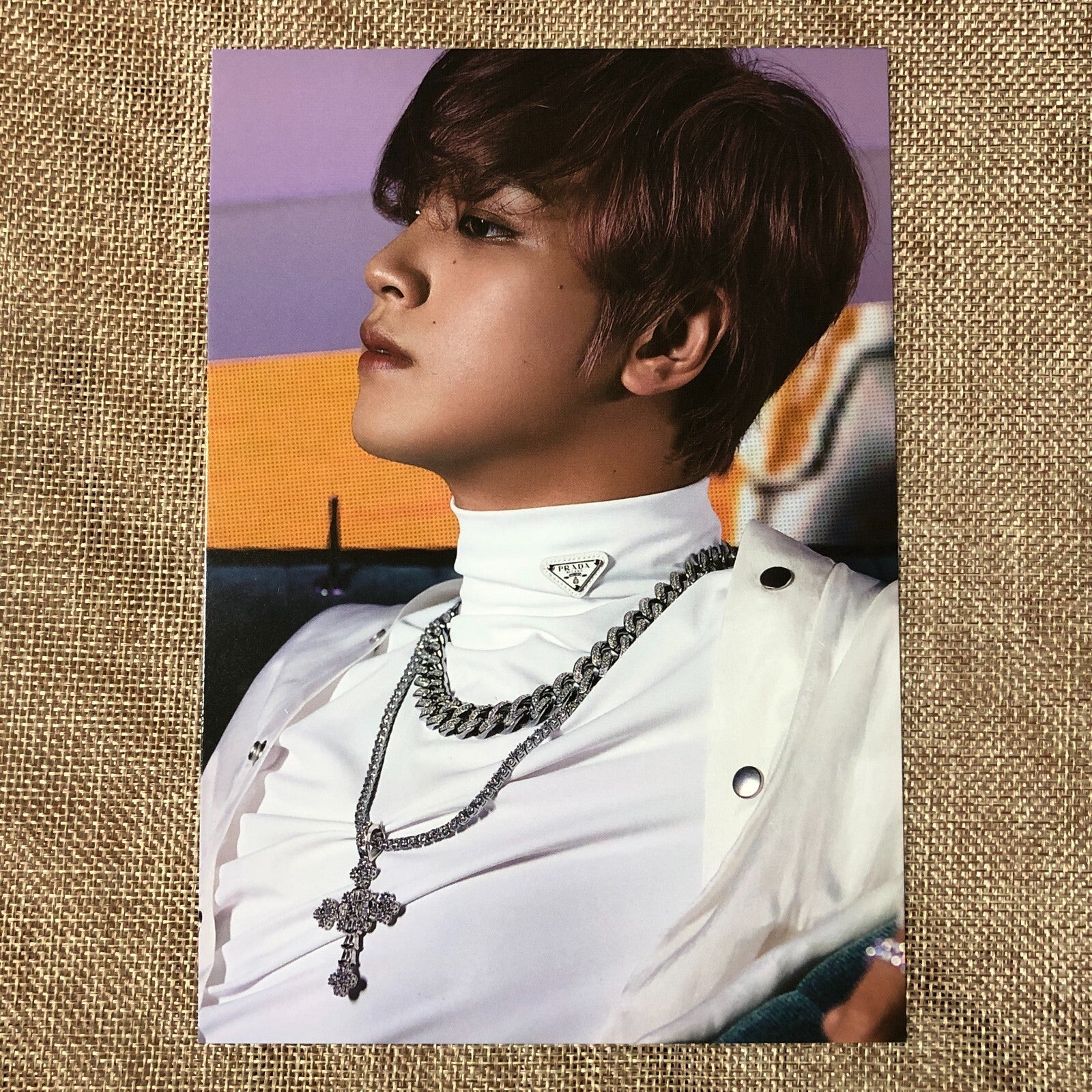 NCT 127 HAECHAN [ STICKER ] Official Postcard, STICKER Ver. / New / Gift