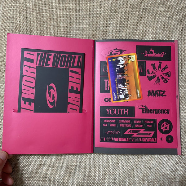 ATEEZ [The World EP.FIN: WILL] Signed Promo Album / Autographed Message Full Set