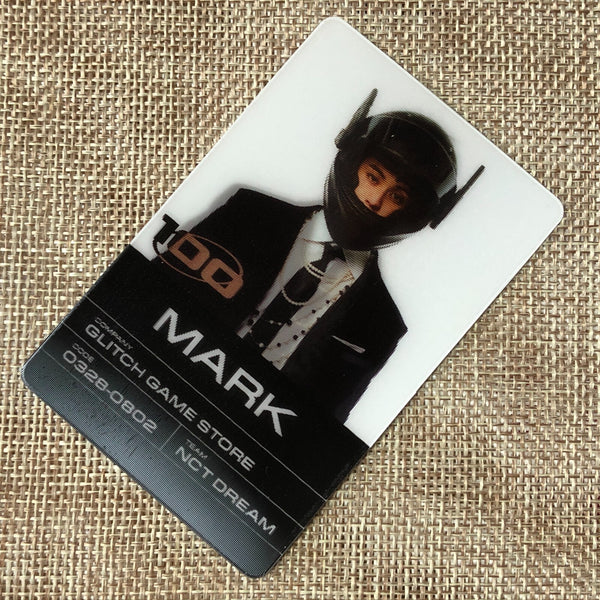 NCT DREAM MARK [GLITCH MODE] Official Lenticular Photocard, Scratch / New / Gift
