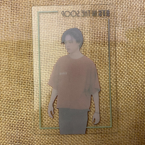 BTS JIMIN [ IN THE SOOP ] Official Transparent Clear Photocard, Early Bird / GFT