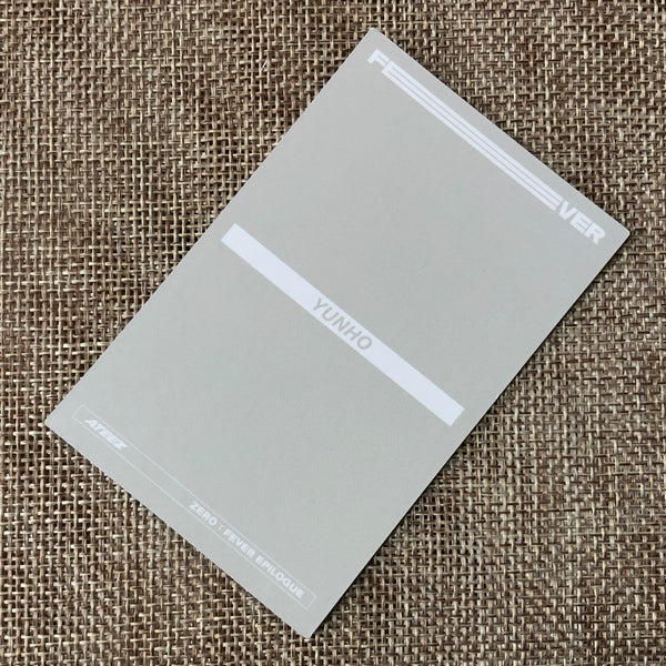 ATEEZ YUNHO [ Zero : Fever Epilogue ] Official Photocard, A Limited / New / Gift
