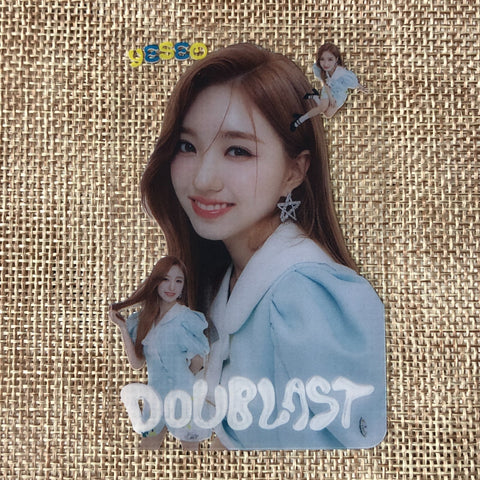 KEP1ER HUENING YESEO [DOUBLAST] Official Clear Photocard, 2nd Mini / New / Gift