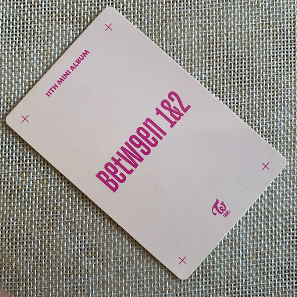 TWICE GROUP [ Between 1&2 12 POB Preorder Official Photocard ] Archive N /+G