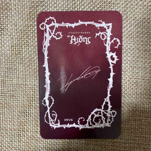 VIXX HAND SIGNED #2 [ HADES ] 6th Promo Album Autographed CD+Photobook+PC / Gift