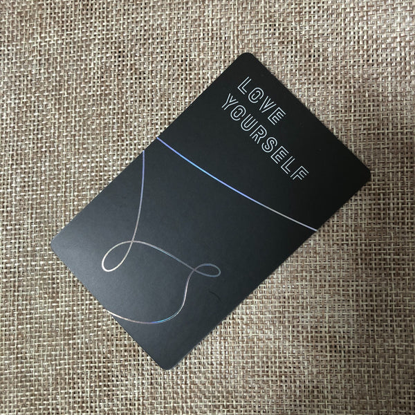 BTS JUNGKOOK [Love Yourself Tear] Official Photocard, U Ver Fake Love / Gift