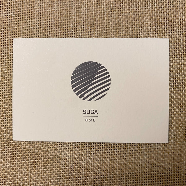BTS SUGA 8/8 [The Wings Tour Final Concert] Official Mini Photocard / New / Gift