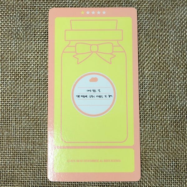 BTS JUNGKOOK #1 [4th Muster Happy Ever After] Official Cloud Photocard / Gift