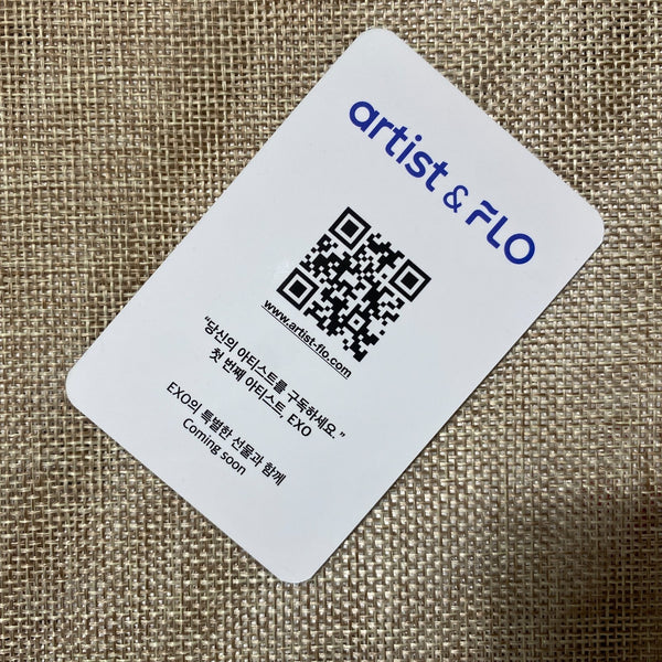 EXO SEHUN #1 [EXO FLO Promotional] Official Photocard, Limited / New, Rare /+G