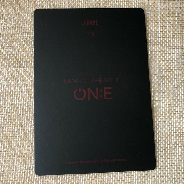 BTS J-HOPE 1/8 [Map of the Soul ON:E] Official Mini Photocard, ONE / New / Gift
