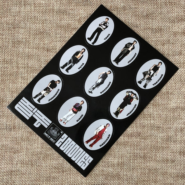 NCT 127 GROUP [ BADDIES ] Official Sticker, Faster Ver. / New / Gift