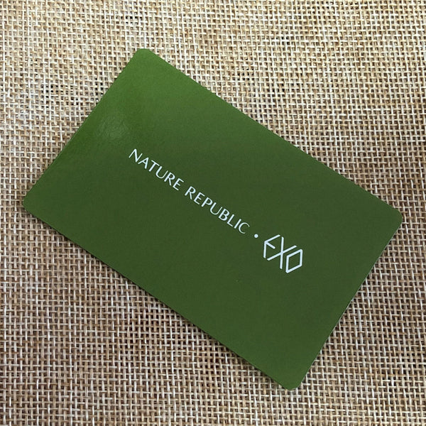 EXO SUHO [ Nature Republic ] Official Lenticular Photocard / New, Rare / Gift