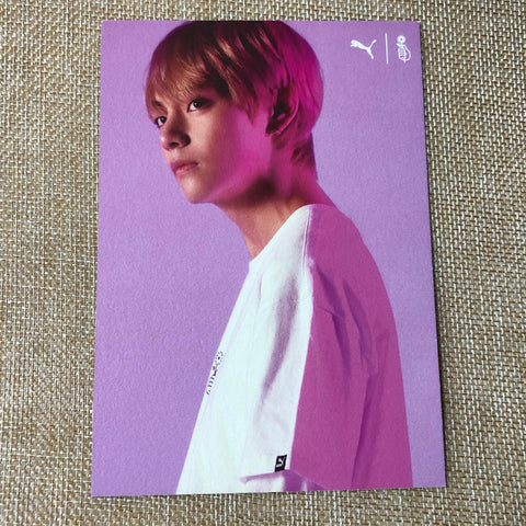 BTS V Taehyung [PUMA Turin] Official Photocard Postcard, Special Limited / Gift