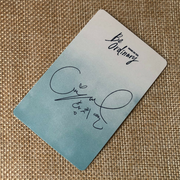 HWANG CHI YEUL #1 [Be Ordinary] Official Photocard, 1st Mini Album / New / Gift