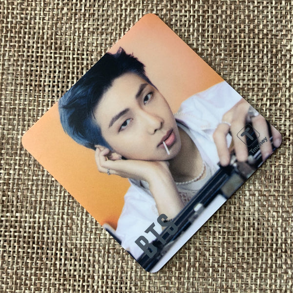 BTS RM [ 2021 CU T-Money ] Official Mini Transparent Photocard / New / Gift