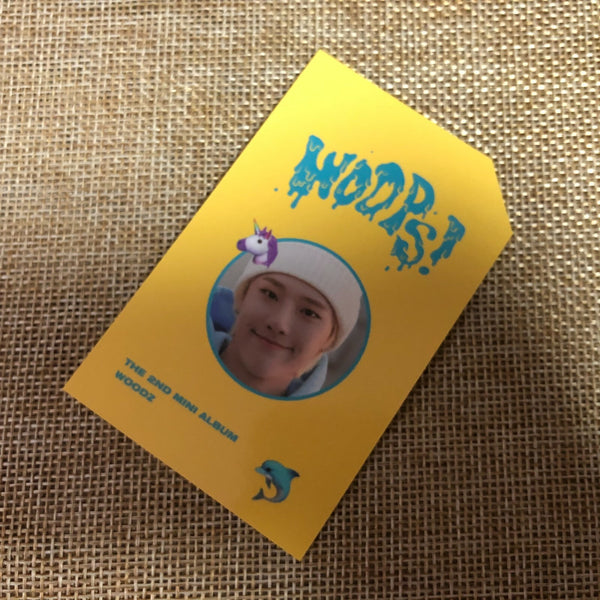 WOODZ #3 [ Woops! ] Official Photocard, 2nd Mini Album / New, Rare / Gift