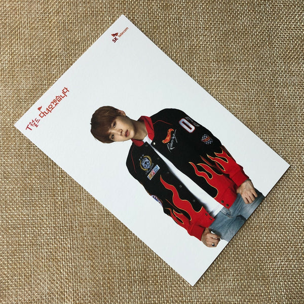 BTS SUGA [ SKT ] Official Postcard Photocard Limited / New, Rare / Gift