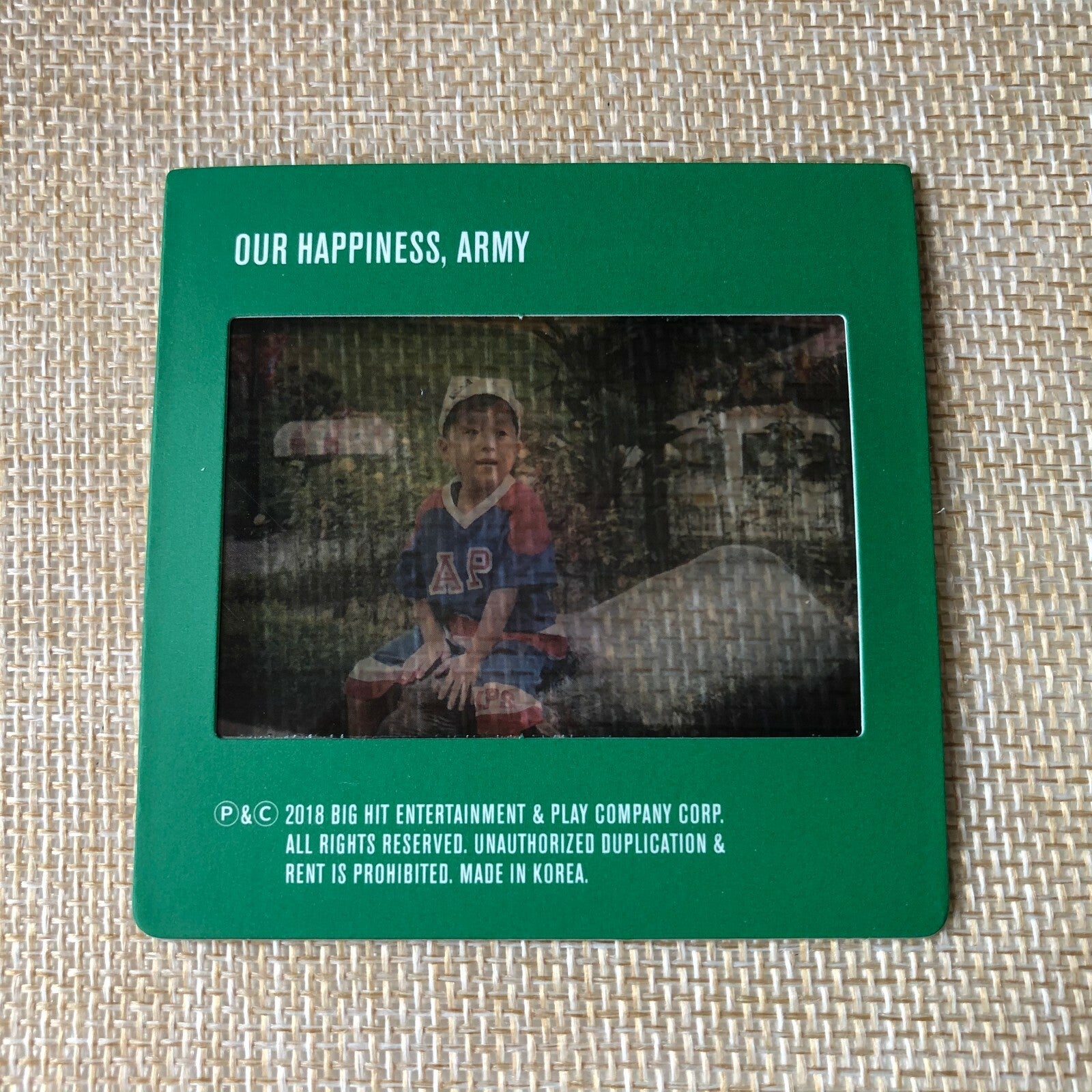 BTS J-HOPE [2019 Season's Greetings Baby Photo Film] Photocard Official / Gift