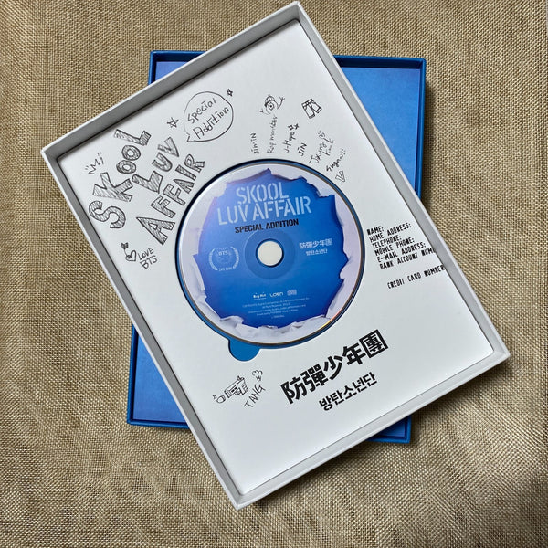 BTS [Skool Luv Affair] Official 2 DVD + CD + Photobook, Special Edition / Gift