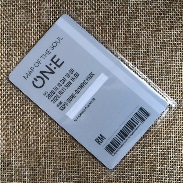 BTS RM [ Map Of The Soul Concert ] Official Ticket Photocard / New / Gift