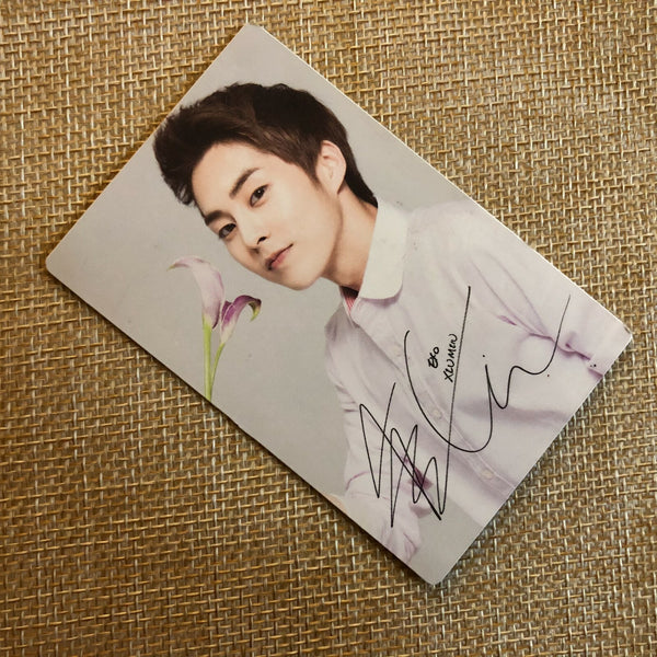 EXO XIUMIN [ Nature Republic ] Official Limited Photocard / New / Gift