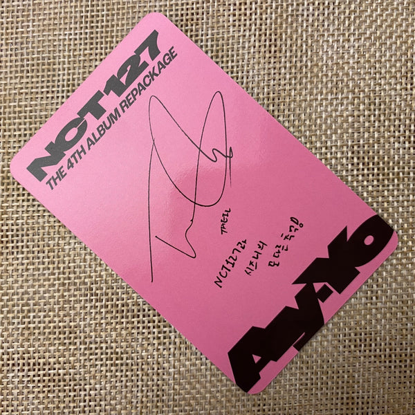 NCT 127 TAEIL [ Ay-Yo ] Official Photocard, A Ver / New, Rare / Gift