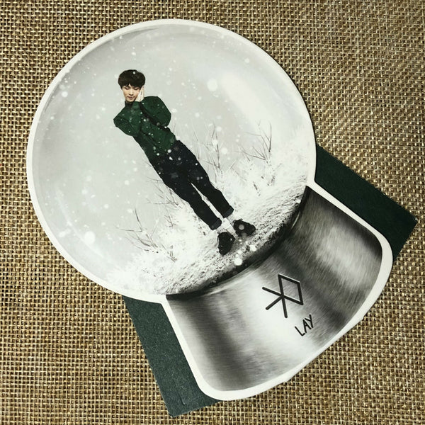 EXO LAY [ Miracles in December ] Official Snowglobe Standee / New / Gift