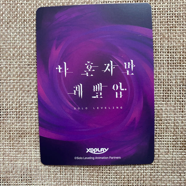 Solo Leveling SL01-30 / Normal Card (1pc)  Korean Webtoon Official Trading Card
