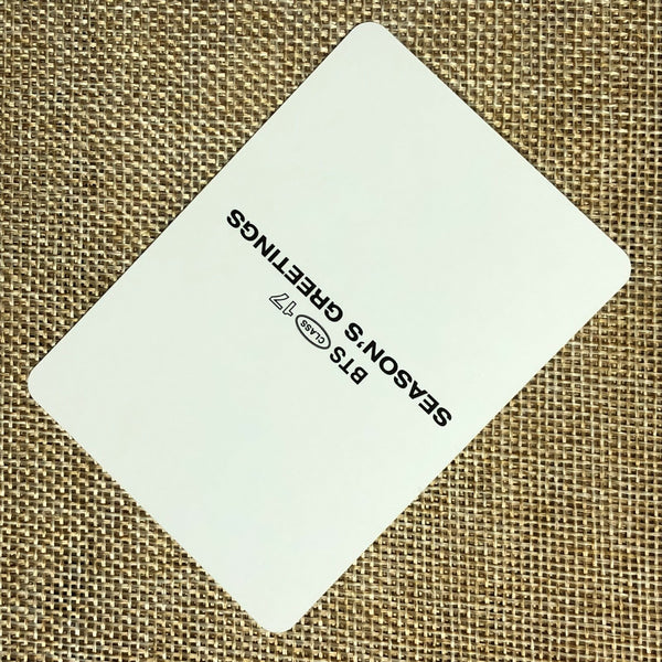 BTS V [ 2017 Season's Greetings ] Official Photocard / New, RARE / Gift