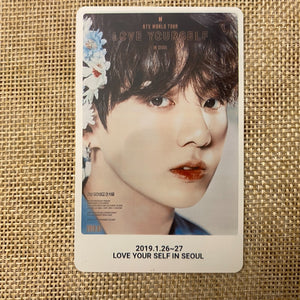 BTS JUNGKOOK [Love Yourself Movie] Official Ticket Photocard Photo, CGV / Gift