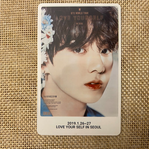 BTS JUNGKOOK [Love Yourself Movie] Official Ticket Photocard Photo, CGV / Gift