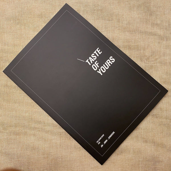 BTS JIN JIMIN JK [TASTE OF YOURS Exhibition] Photobook, Work Book 78 pg / Gift