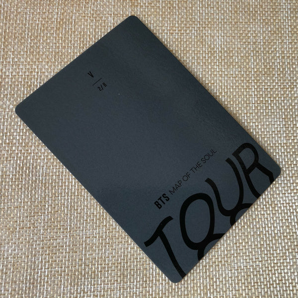 BTS V 2/8 [ Map Of The Soul Tour ] Official Mini Photocard / New, Rare / Gift