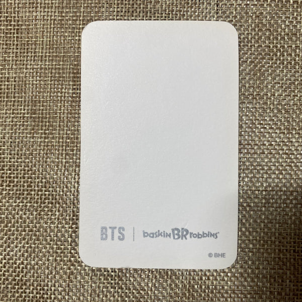 BTS #2 [BASKIN ROBBINS] Official Purple Ice Cream Spoon + Photocard / New, Rare